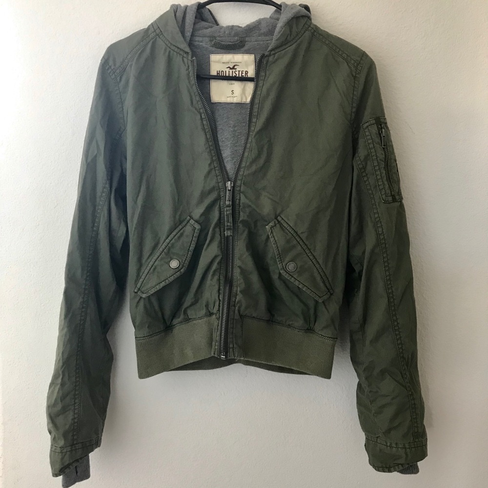 Hollister olive green Jacket